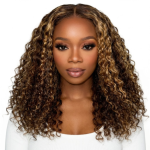 18 Inch Honey Blonde Deep Wave