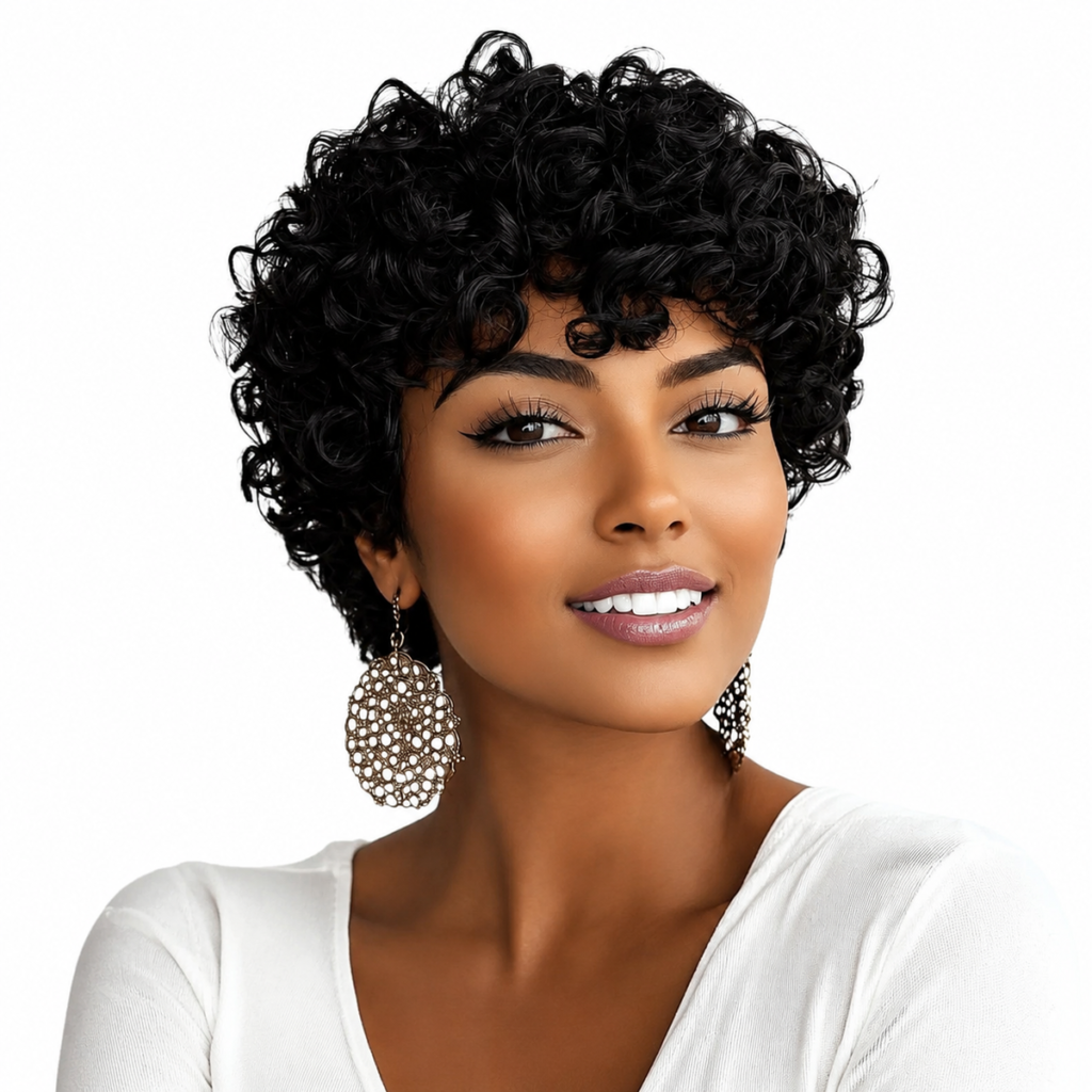 10 Inch Jerry Curl Pixie Natural