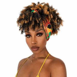 8 Inch Afro Spring Curl Wig