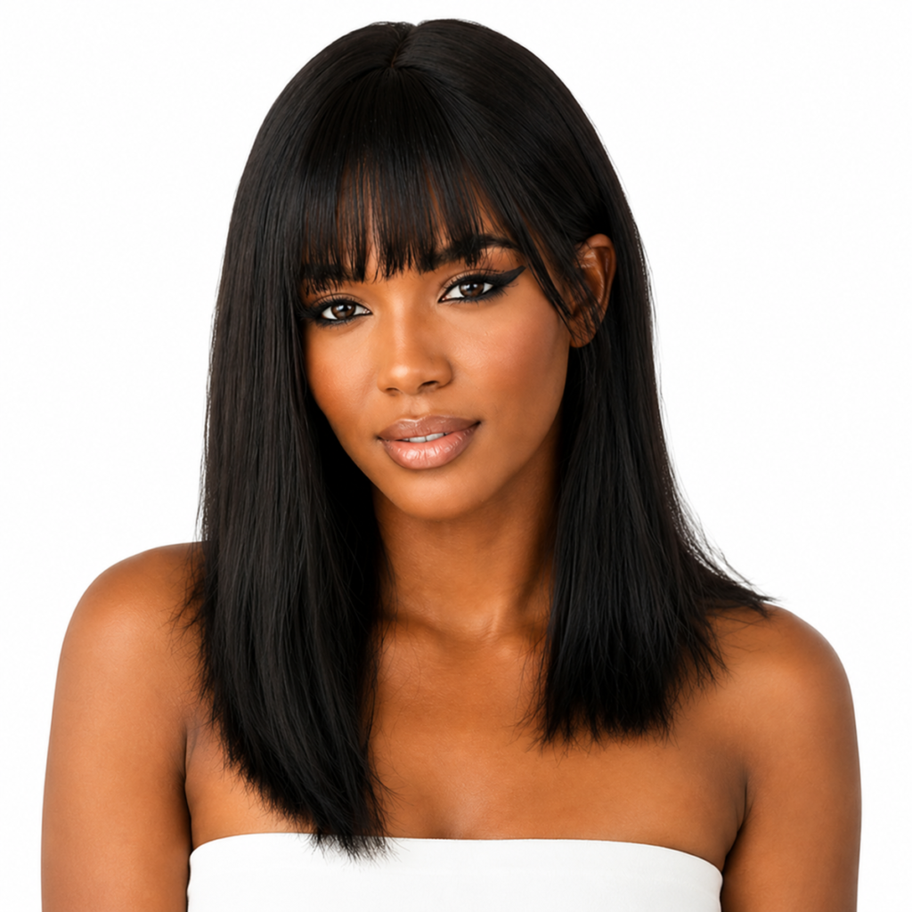 18 Inch Natural Black Straight