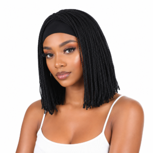 12 Inch Dreadlock Bob Headband Wig