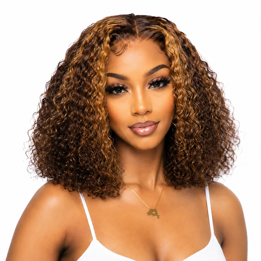 12 Inch Piano Brown Mix Curly